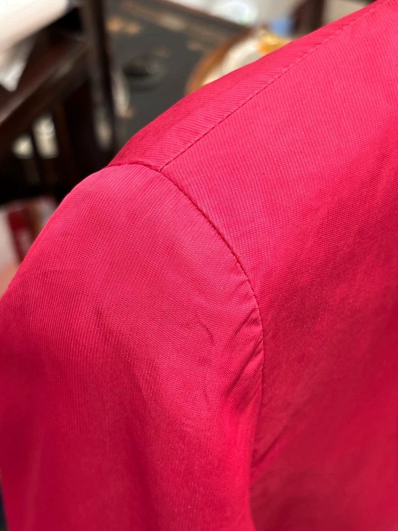 Lanvin Lanvin Pink Suit Jacket with Silk-like Fabric Size US L / EU 52-54 / 3 - 9 Thumbnail