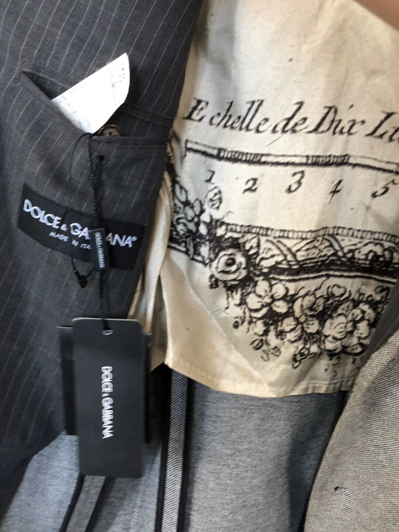 Dolce & Gabbana Casual Suit Jacket in Gray Color Size US M / EU 48-50 / 2 - 4 Thumbnail