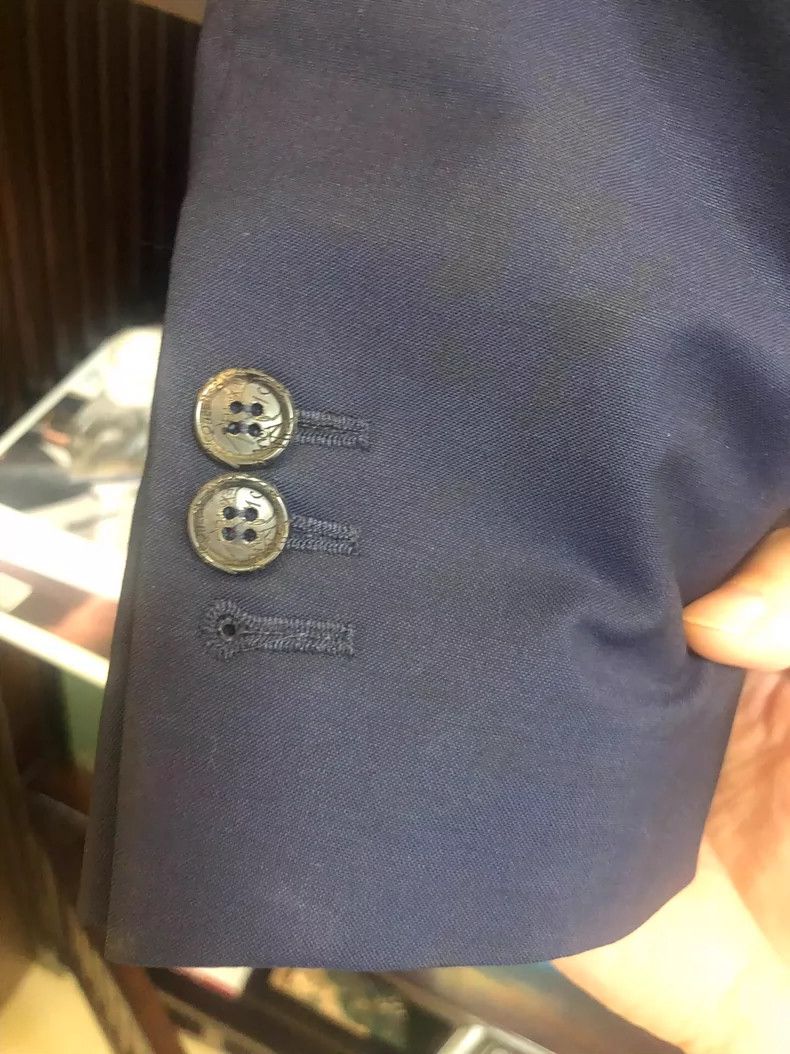 Alexander McQueen MCQ Alexander McQueen Blue Wool Blazer Size US L / EU 52-54 / 3 - 4 Thumbnail