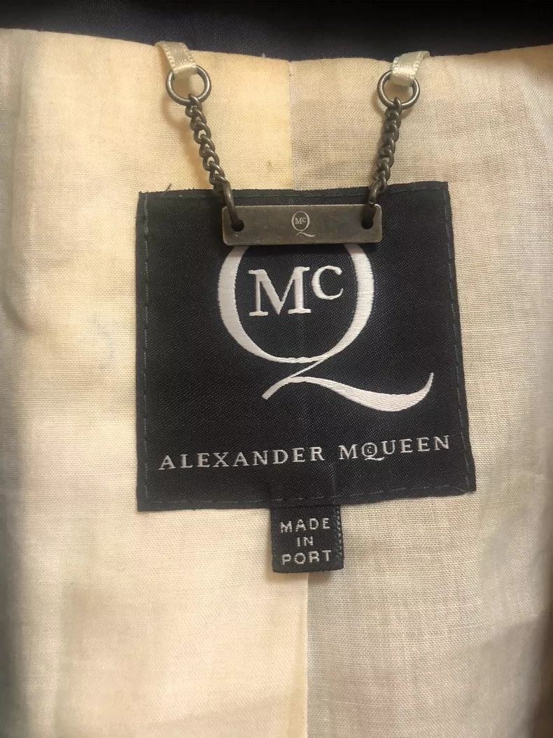 Alexander McQueen MCQ Alexander McQueen Blue Wool Blazer Size US L / EU 52-54 / 3 - 5 Thumbnail
