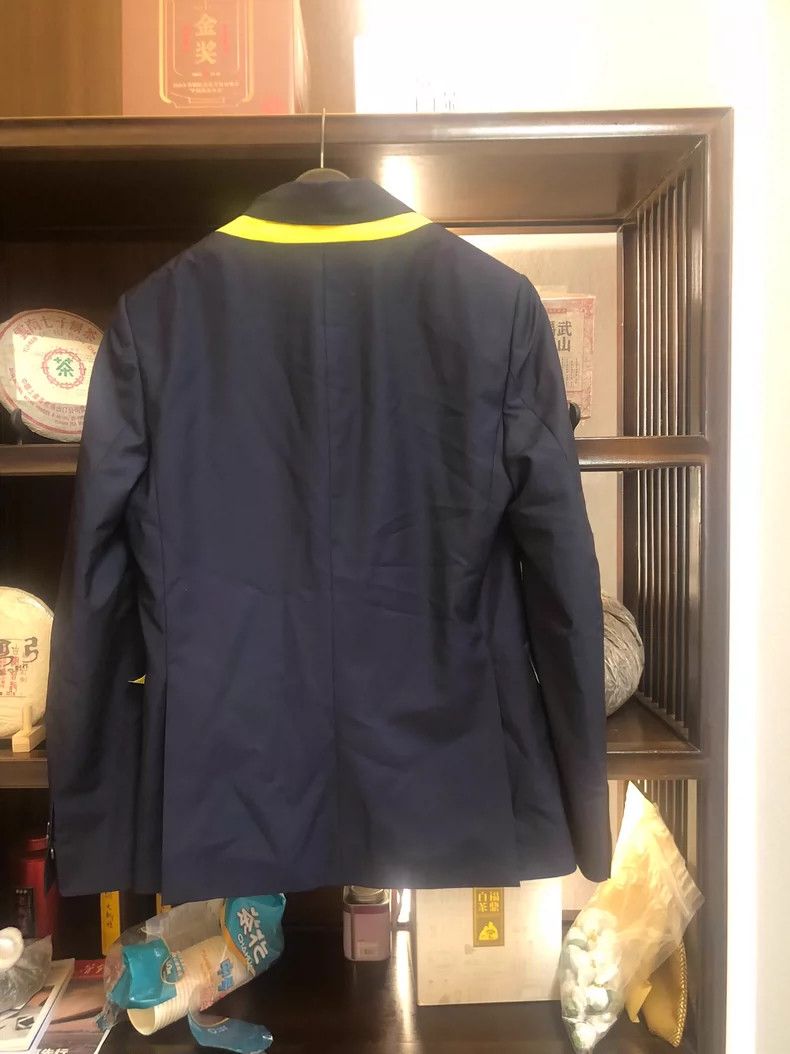 Alexander McQueen MCQ Alexander McQueen Blue Wool Blazer Size US L / EU 52-54 / 3 - 2 Thumbnail