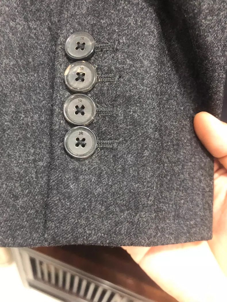 John Alexander Skelton Richmond Wool Casual Blazer with Horn Buttons Size US L / EU 52-54 / 3 - 5 Thumbnail