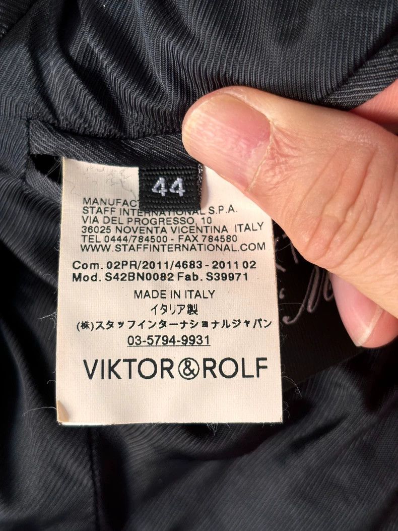 Viktor & Rolf VIKTOR & ROLF Elegant Tailored Blazer Jacket Size US M / EU 48-50 / 2 - 6 Thumbnail