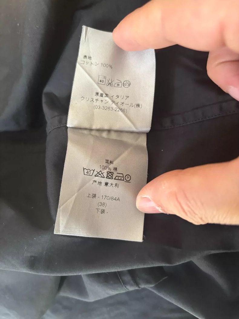 Dior Dior Long Sleeve Shirt with Stand Collar Size US M / EU 48-50 / 2 - 5 Thumbnail