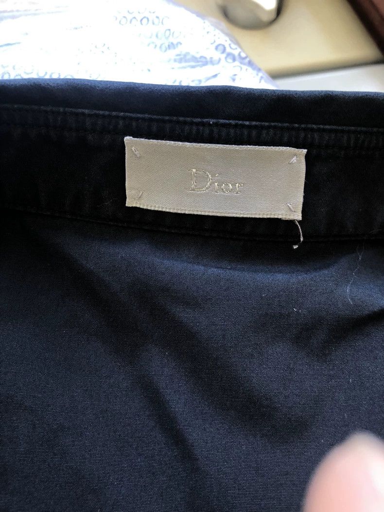 Dior Dior Long Sleeve Shirt with Light Fading Size US L / EU 52-54 / 3 - 4 Thumbnail