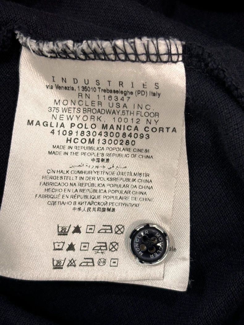 Moncler Moncler Short Sleeve Polo T-Shirt Size M Size US M / EU 48-50 / 2 - 4 Thumbnail