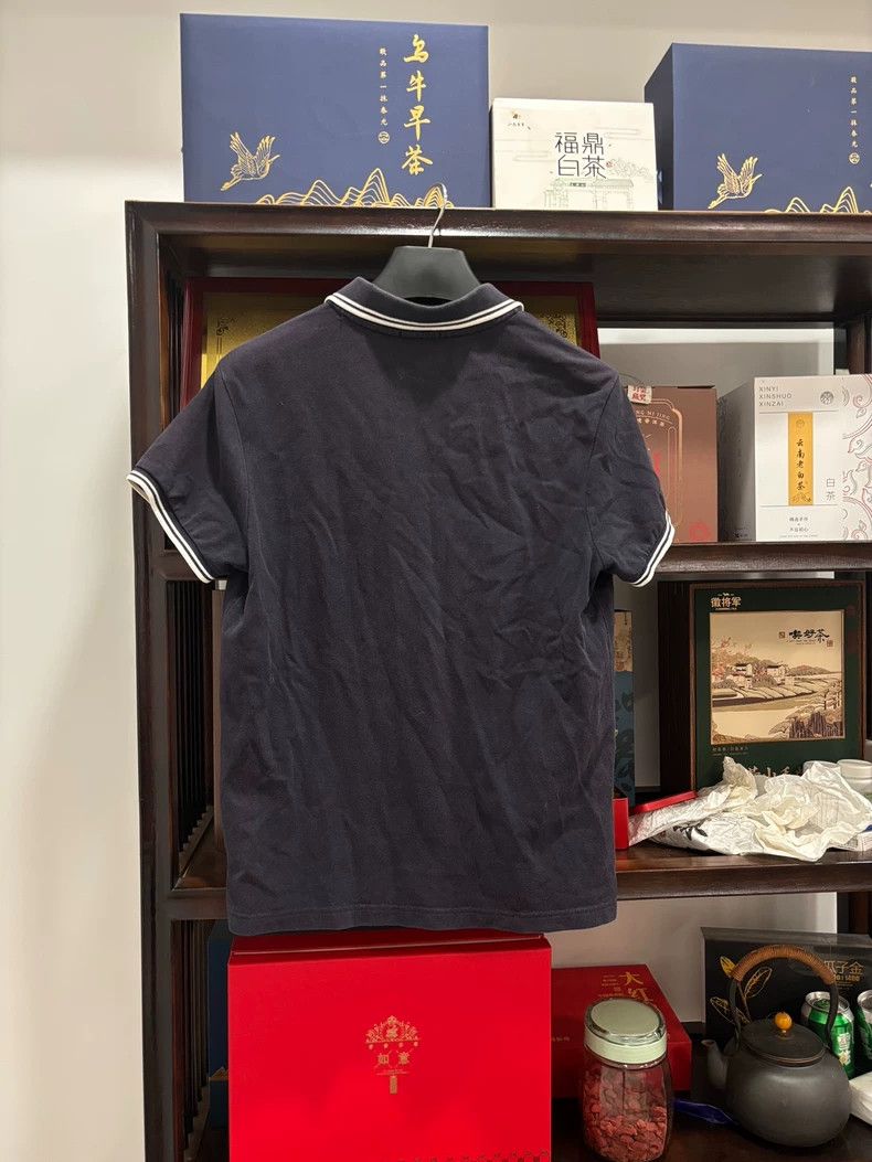 Moncler Moncler Short Sleeve Polo T-Shirt Size M Size US M / EU 48-50 / 2 - 2 Thumbnail