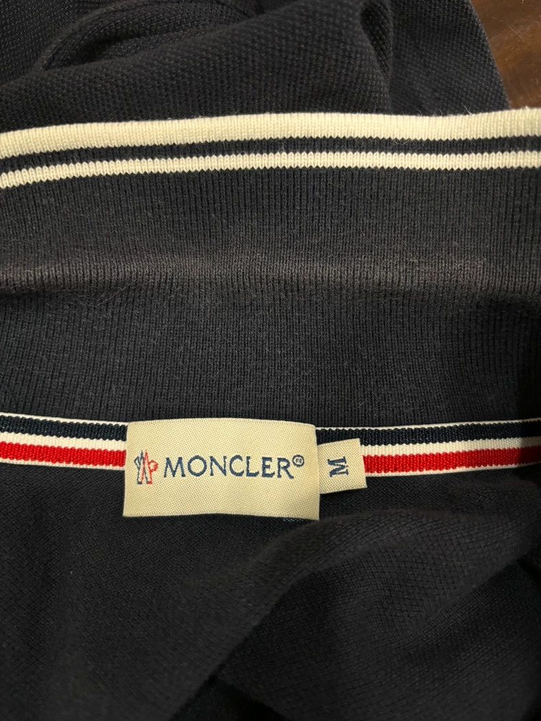 Moncler Moncler Short Sleeve Polo T-Shirt Size M Size US M / EU 48-50 / 2 - 7 Thumbnail