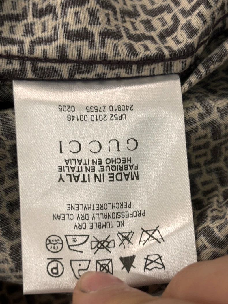 Gucci Gucci Long Sleeve Shirt Made in Italy Size US M / EU 48-50 / 2 - 6 Thumbnail