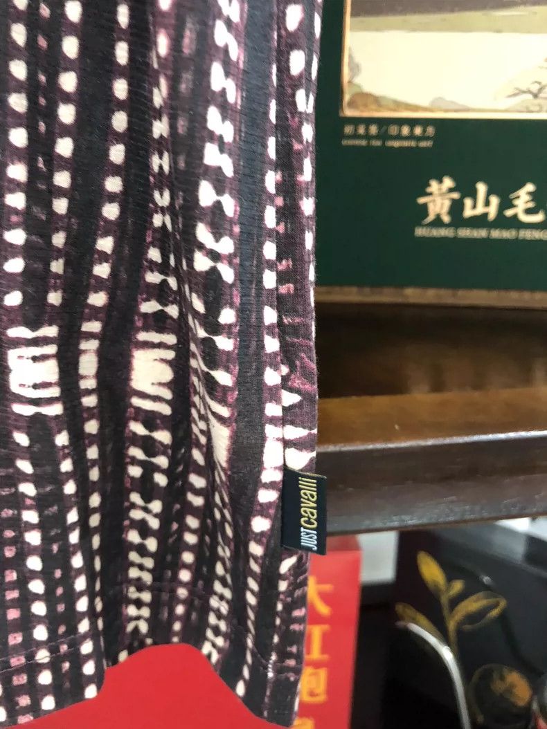 Roberto Cavalli Cavalli Short Sleeve Shirt with Unique Pattern Size US M / EU 48-50 / 2 - 3 Thumbnail