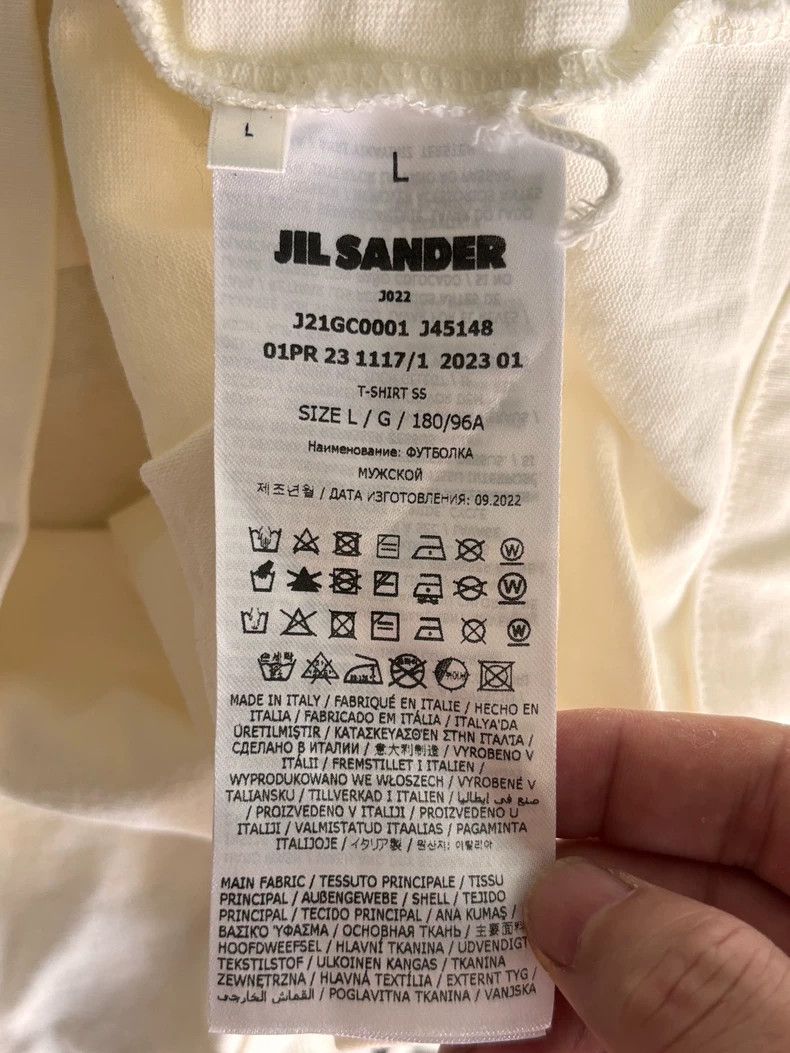 Jil Sander JIL SANDER Oversized T-Shirt Made in Italy Size US S / EU 44-46 / 1 - 5 Thumbnail