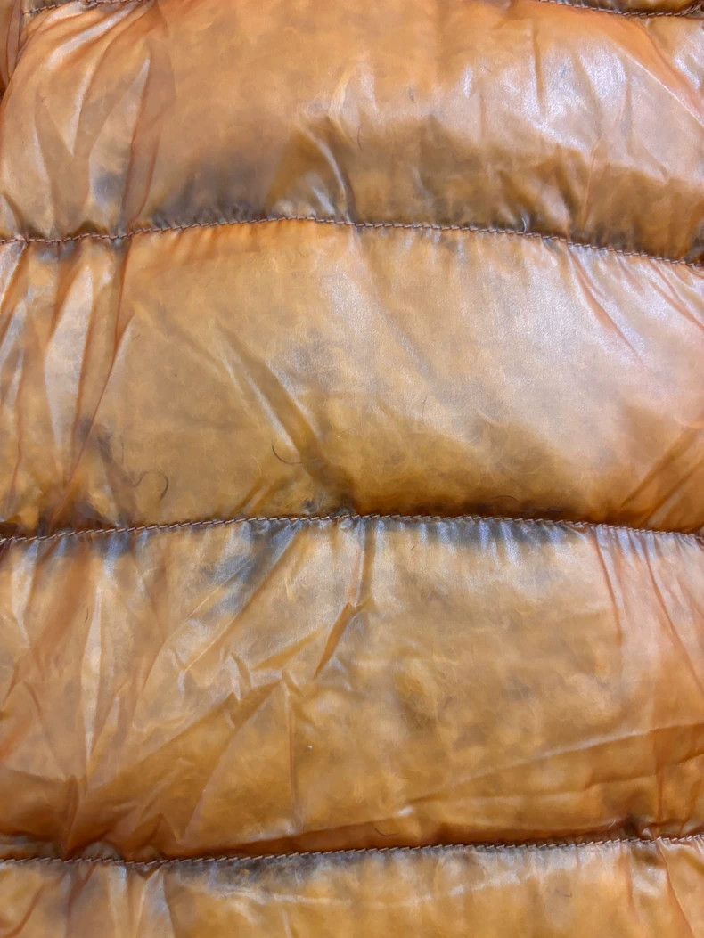 Dolce & Gabbana Orange Puffer Jacket with Half-Transparent Fabric Size US L / EU 52-54 / 3 - 7 Thumbnail