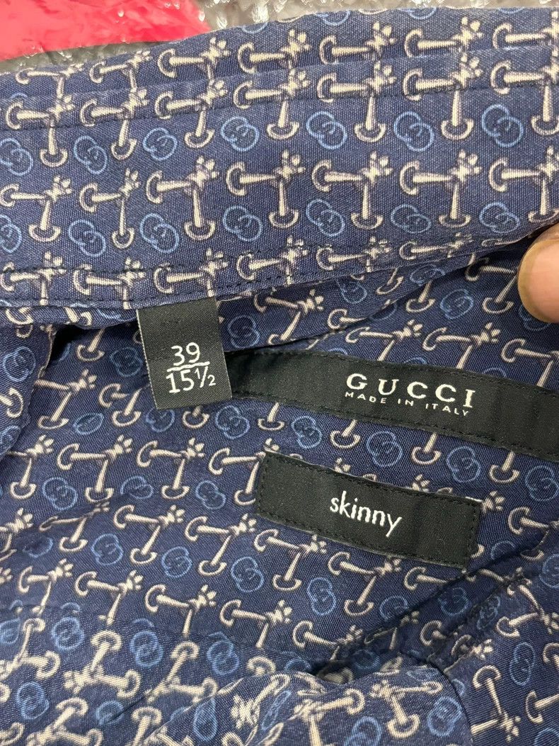 Gucci Gucci Long Sleeve Silk Shirt Made in Italy Size US M / EU 48-50 / 2 - 6 Thumbnail