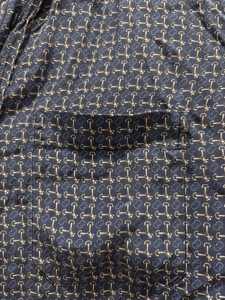 Gucci Gucci Long Sleeve Silk Shirt Made in Italy Size US M / EU 48-50 / 2 - 4 Thumbnail