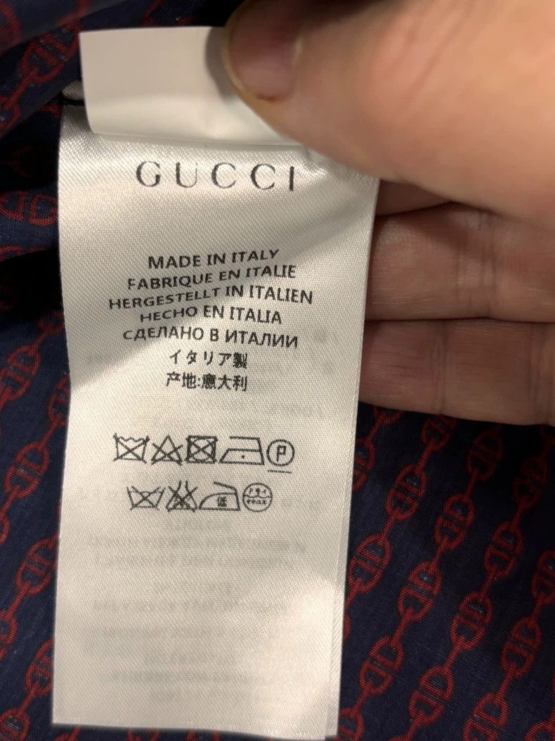 Gucci Gucci Long Sleeve Shirt Made in Italy Size US M / EU 48-50 / 2 - 6 Thumbnail