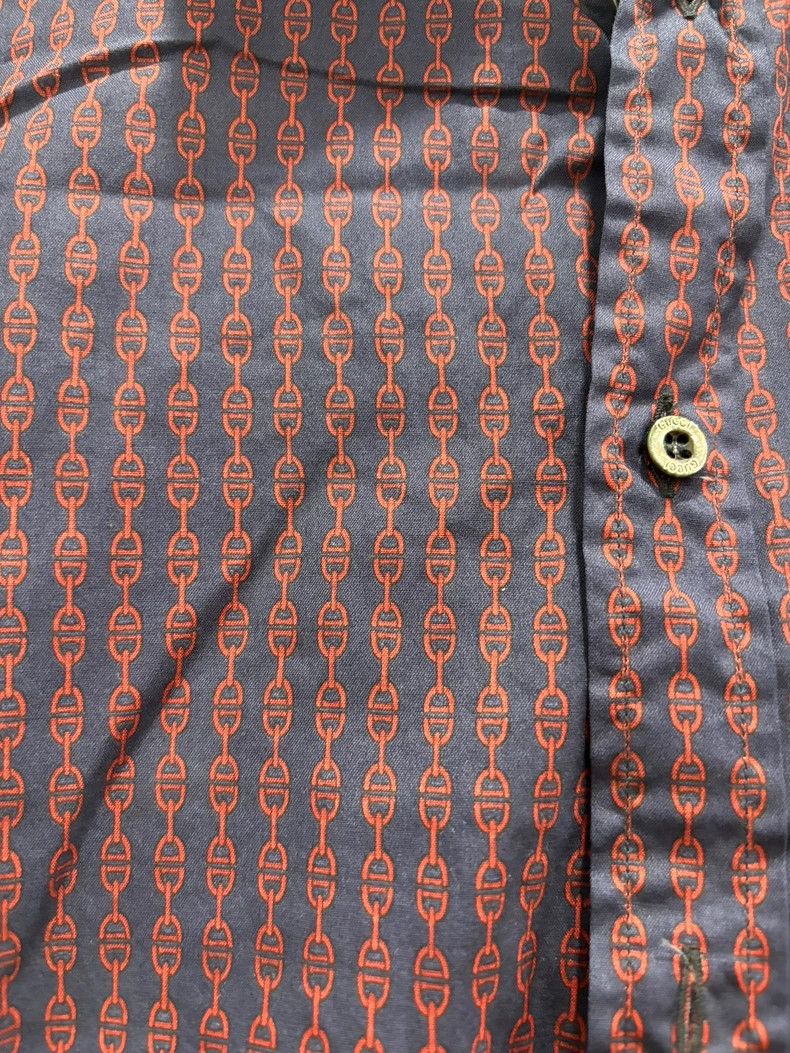 Gucci Gucci Long Sleeve Shirt Made in Italy Size US M / EU 48-50 / 2 - 3 Thumbnail