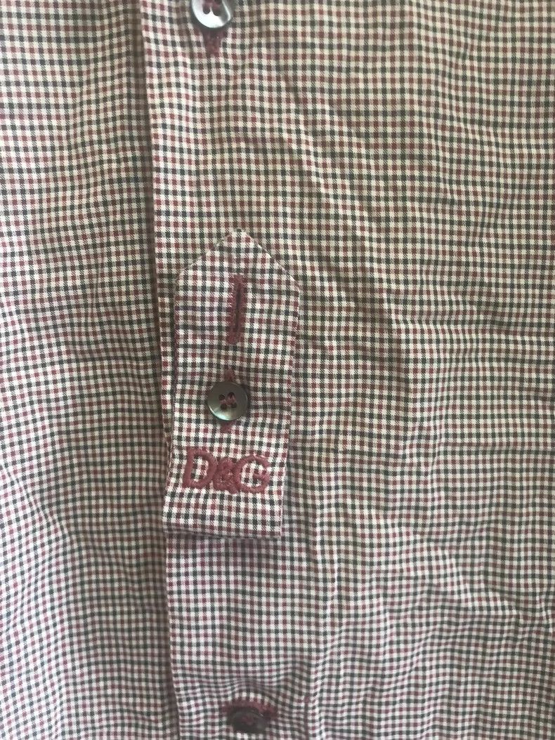 Dolce & Gabbana Long Sleeve Shirt with Corduroy Collar Size US L / EU 52-54 / 3 - 4 Thumbnail