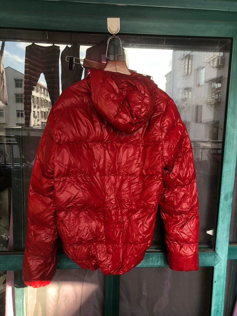 Moncler Red Duvet Jacket with Zipper Pockets Size US L / EU 52-54 / 3 - 2 Thumbnail