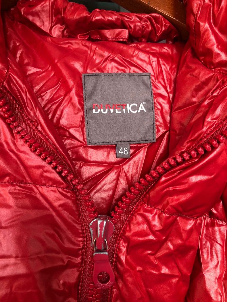 Moncler Red Duvet Jacket with Zipper Pockets Size US L / EU 52-54 / 3 - 3 Thumbnail