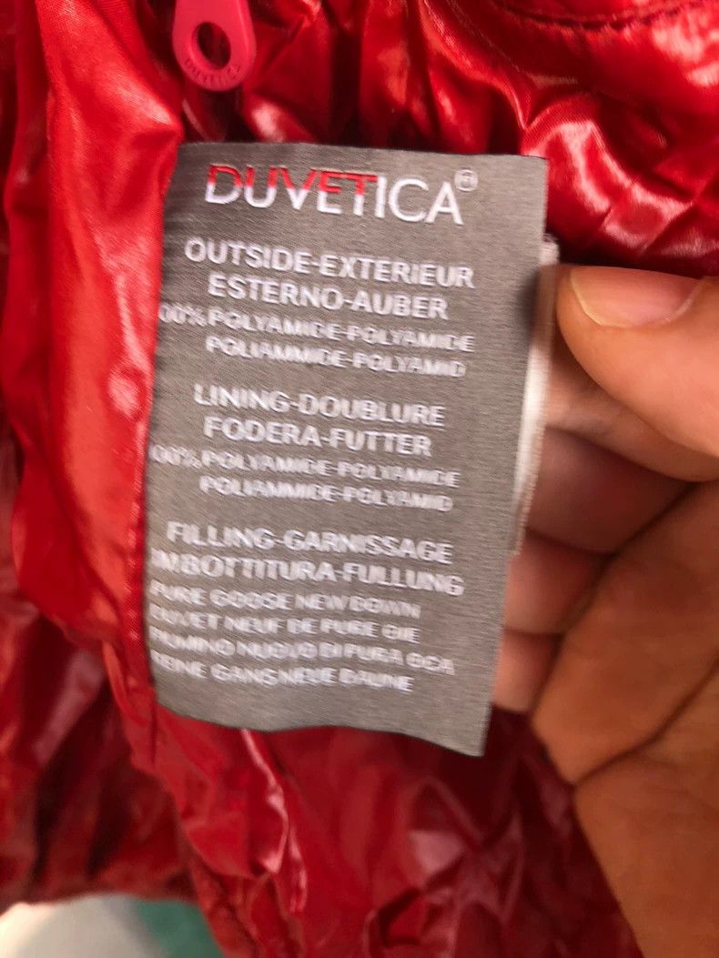 Moncler Red Duvet Jacket with Zipper Pockets Size US L / EU 52-54 / 3 - 5 Thumbnail