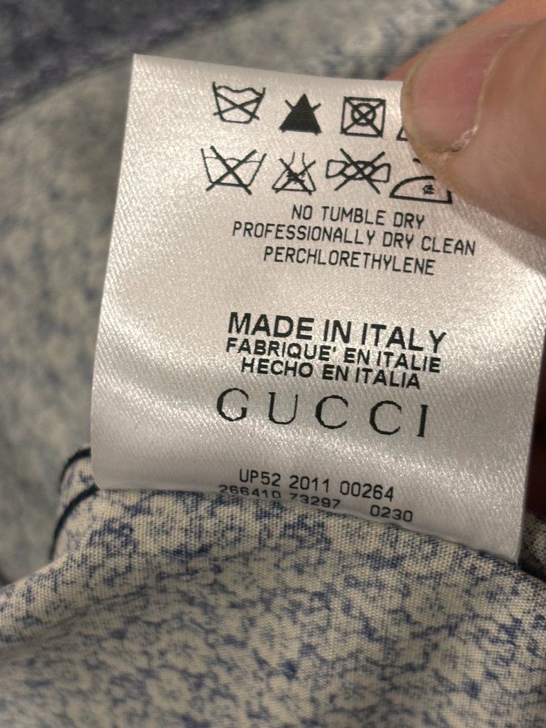 Gucci Gucci Long Sleeve Shirt Made in Italy Size US M / EU 48-50 / 2 - 7 Thumbnail