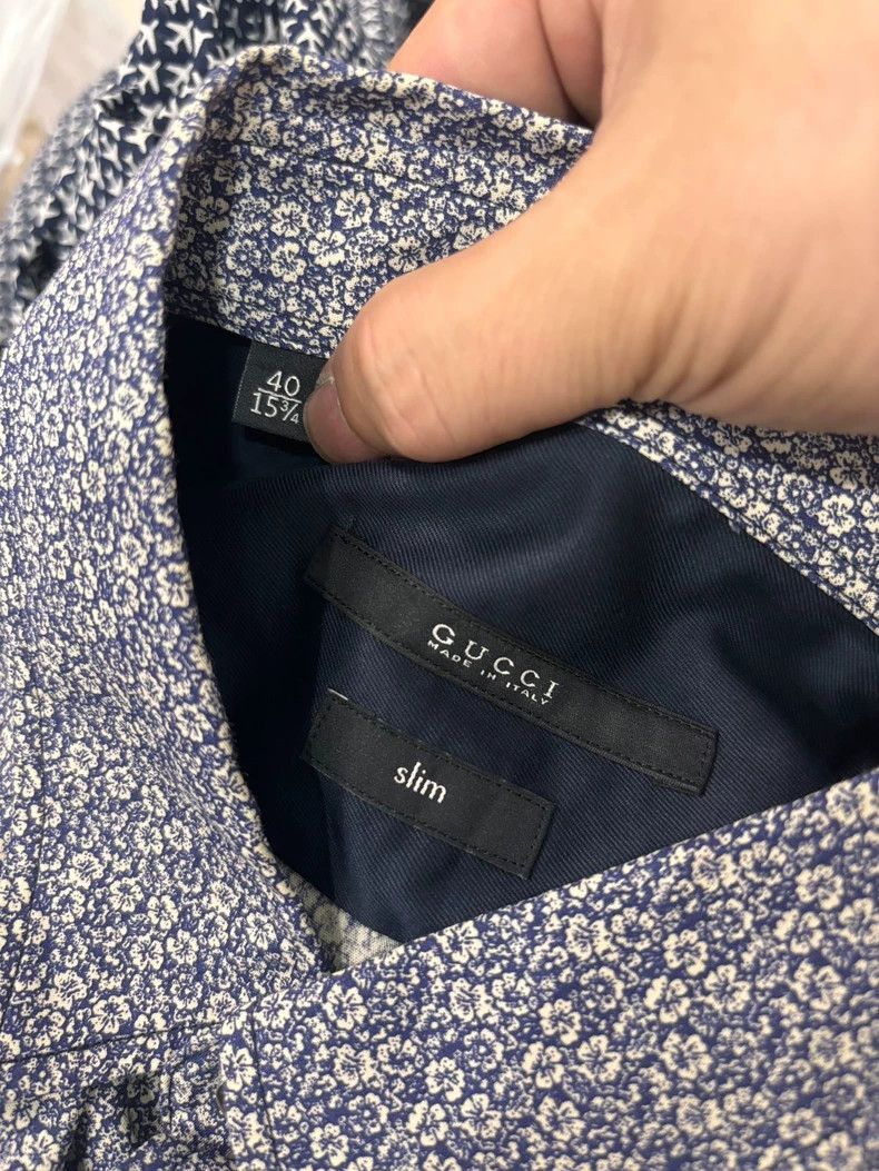 Gucci Gucci Long Sleeve Shirt Made in Italy Size US M / EU 48-50 / 2 - 5 Thumbnail