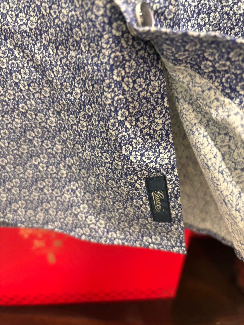 Gucci Gucci Long Sleeve Shirt Made in Italy Size US M / EU 48-50 / 2 - 4 Thumbnail