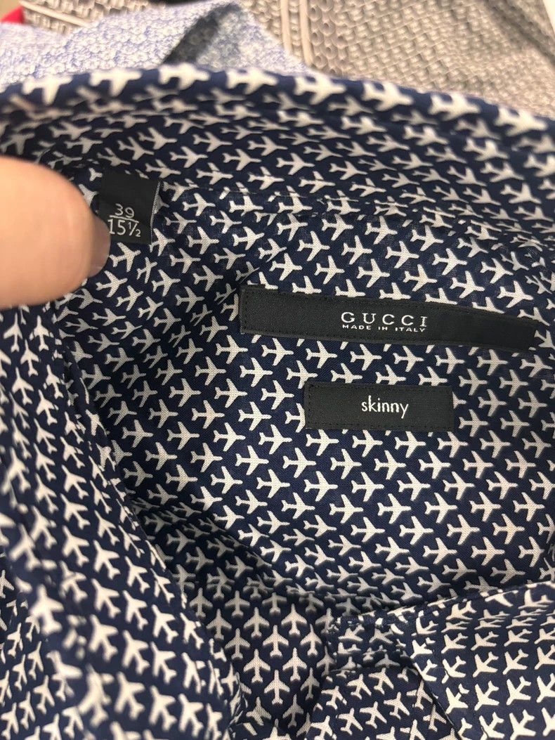 Gucci Gucci Long Sleeve Shirt Made in Italy Size US M / EU 48-50 / 2 - 3 Thumbnail