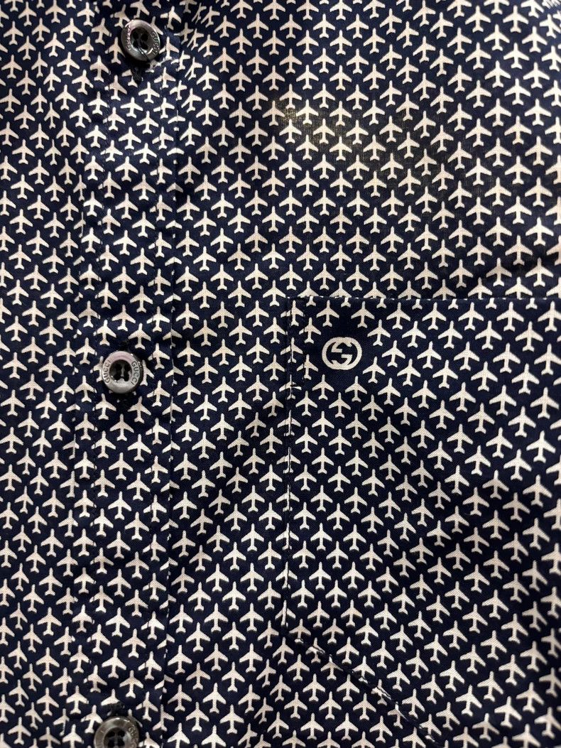 Gucci Gucci Long Sleeve Shirt Made in Italy Size US M / EU 48-50 / 2 - 7 Thumbnail