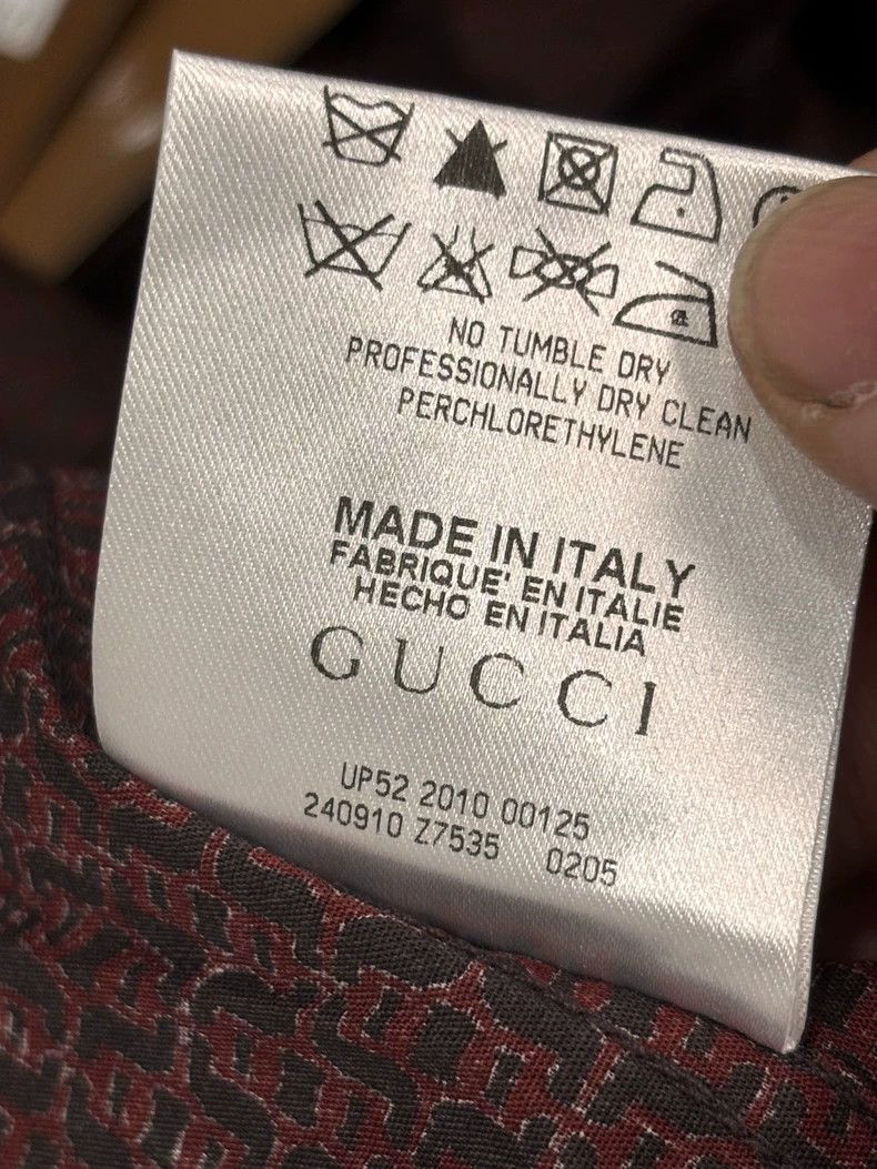 Gucci Gucci Long Sleeve Shirt Made in Italy Size US L / EU 52-54 / 3 - 7 Thumbnail