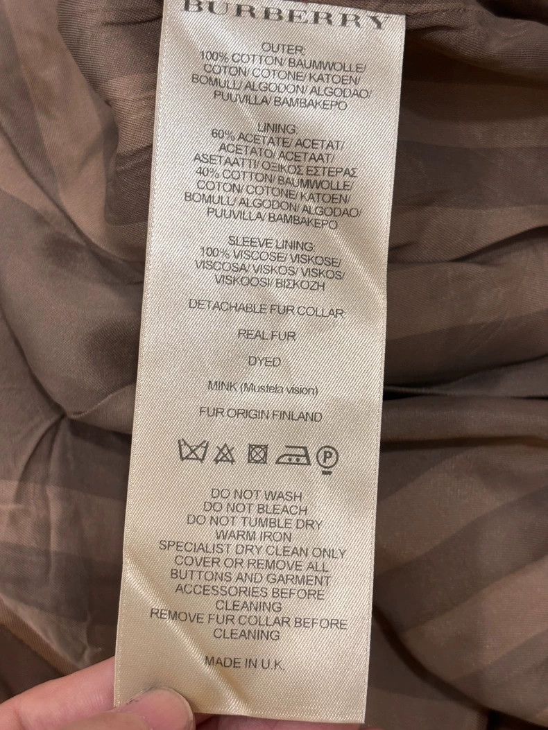 Burberry Burberry trench coat with detachable fur collar Size US XL / EU 56 / 4 - 7 Thumbnail