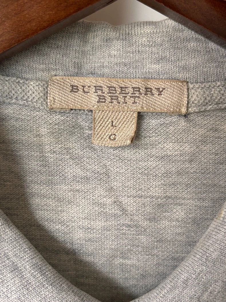 Burberry Burberry Short Sleeve Polo Shirt Size L Size US L / EU 52-54 / 3 - 3 Thumbnail