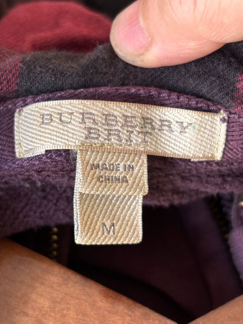 Burberry Burberry Purple Hoodie with Minor Fade Size US M / EU 48-50 / 2 - 5 Thumbnail