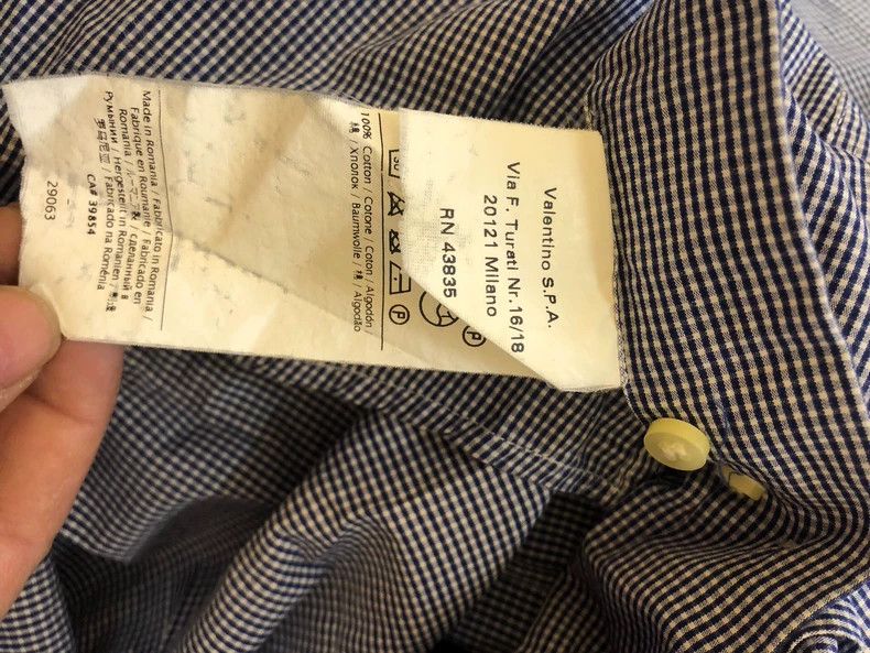 Valentino Valentino Long Sleeve Business Shirt Size US L / EU 52-54 / 3 - 6 Thumbnail