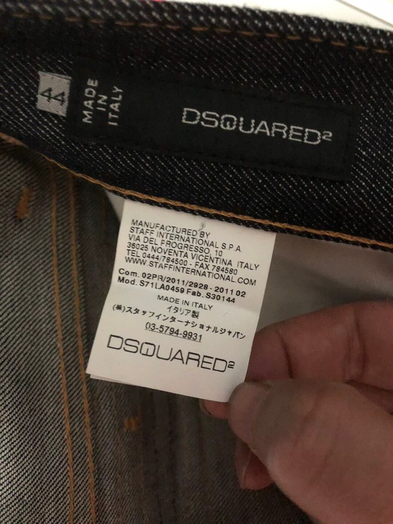 Dsquared2 dsquared2 handmade denim pants from Italy Size US 34 / EU 50 - 6 Thumbnail