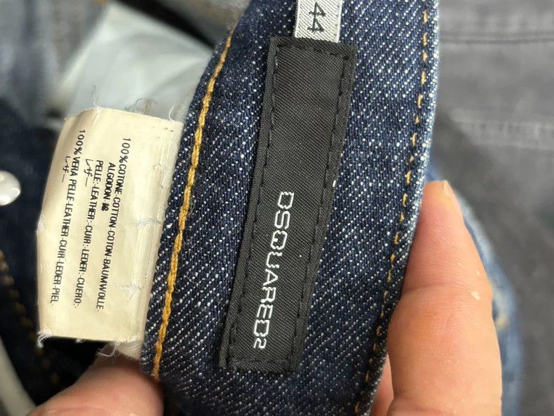Dsquared2 Daquared2 Classic Denim Jeans with Leather Detail Size US 44 / EU 60 - 7 Thumbnail