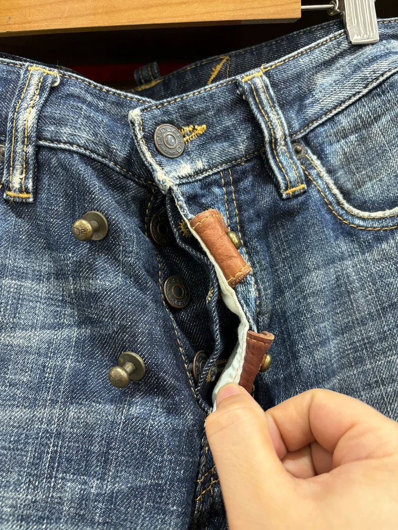 Dsquared2 Daquared2 Classic Denim Jeans with Leather Detail Size US 44 / EU 60 - 4 Thumbnail