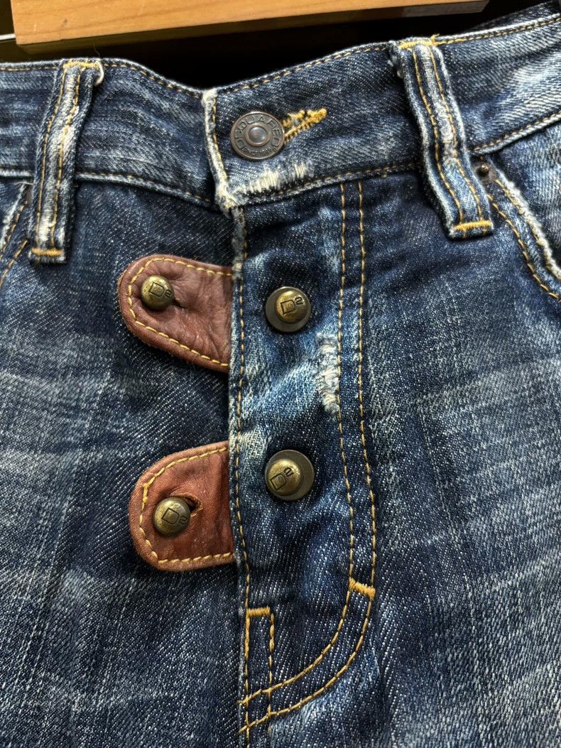 Dsquared2 Daquared2 Classic Denim Jeans with Leather Detail Size US 44 / EU 60 - 3 Thumbnail