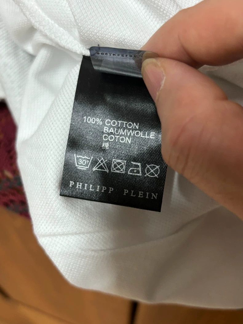 Philipp Plein White Short Sleeve Polo T-Shirt Size US S / EU 44-46 / 1 - 4 Thumbnail