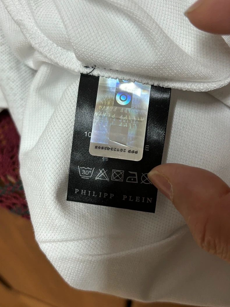 Philipp Plein White Short Sleeve Polo T-Shirt Size US S / EU 44-46 / 1 - 3 Thumbnail