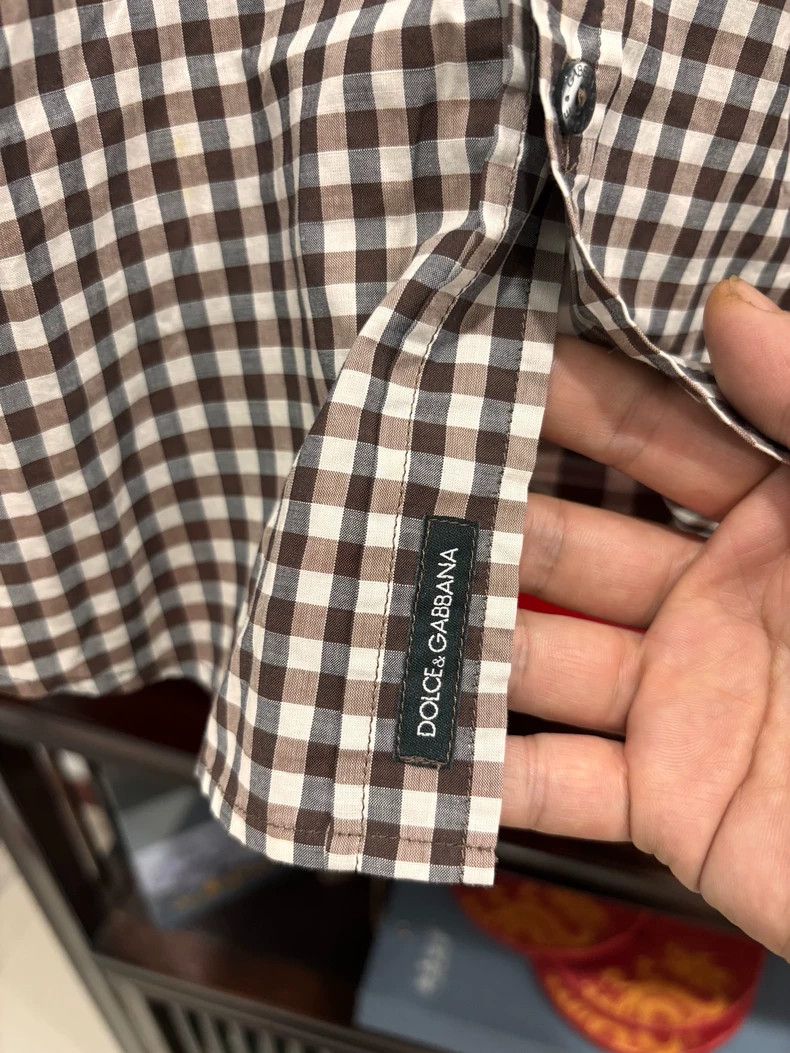 Dolce & Gabbana DG Long Sleeve Casual Shirt from Italy Size US M / EU 48-50 / 2 - 4 Thumbnail