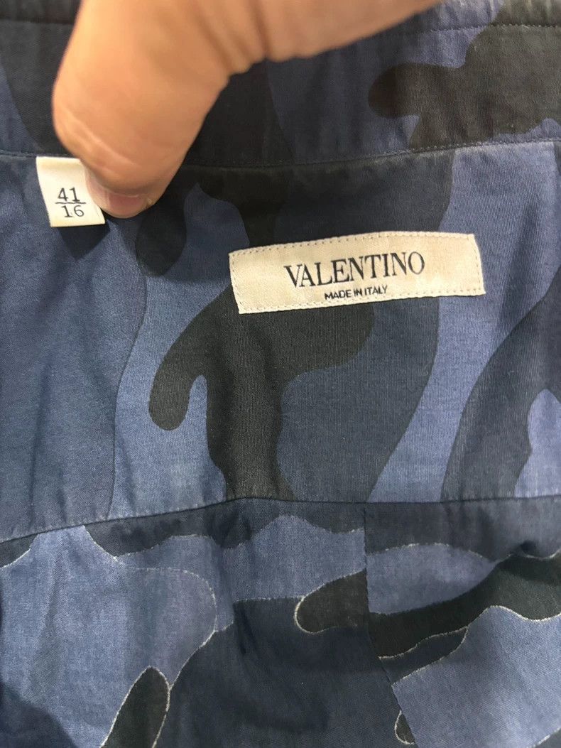 Valentino Valentino Camo Long Sleeve Shirt Size 41 Size US L / EU 52-54 / 3 - 4 Thumbnail