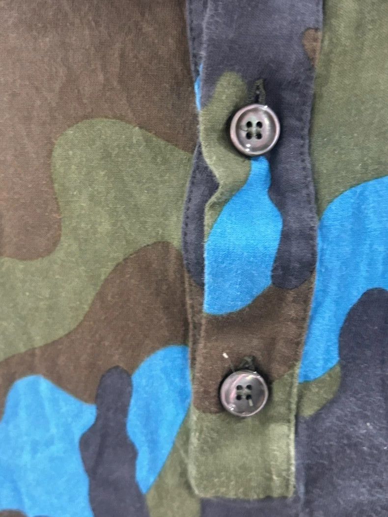 Valentino Valentino Camouflage Short Sleeve Polo Shirt Size US L / EU 52-54 / 3 - 6 Thumbnail