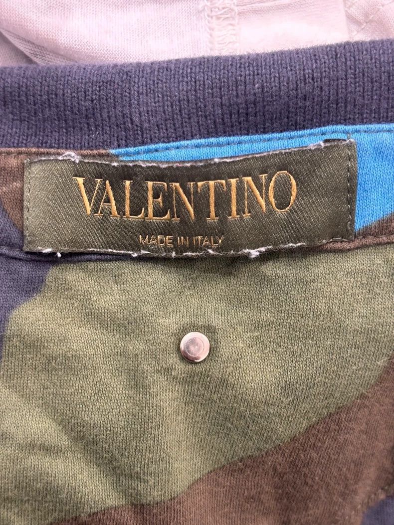 Valentino Valentino Camouflage Short Sleeve Polo Shirt Size US L / EU 52-54 / 3 - 3 Thumbnail