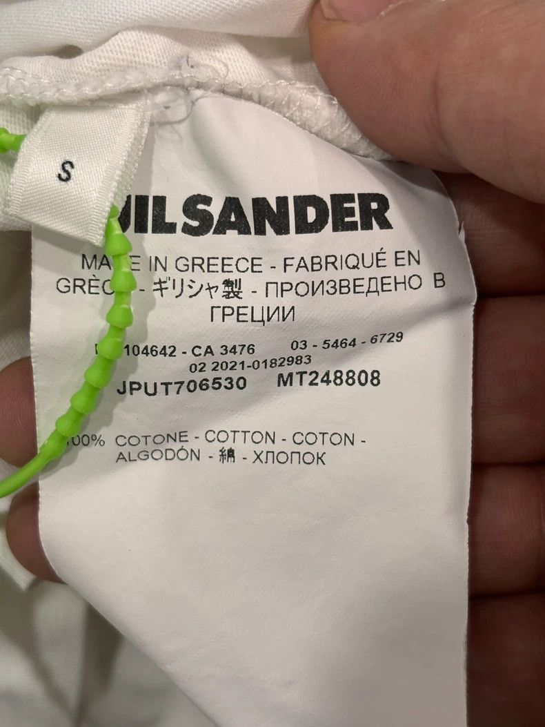 Jil Sander JIL SANDER Men's Short Sleeve T-Shirt Size US S / EU 44-46 / 1 - 7 Thumbnail