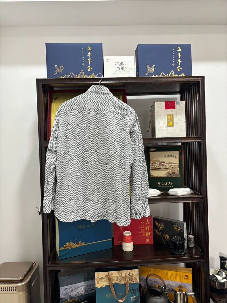 Emporio Armani Giorgio Armani Long Sleeve Custom Shirt Size US XL / EU 56 / 4 - 2 Thumbnail