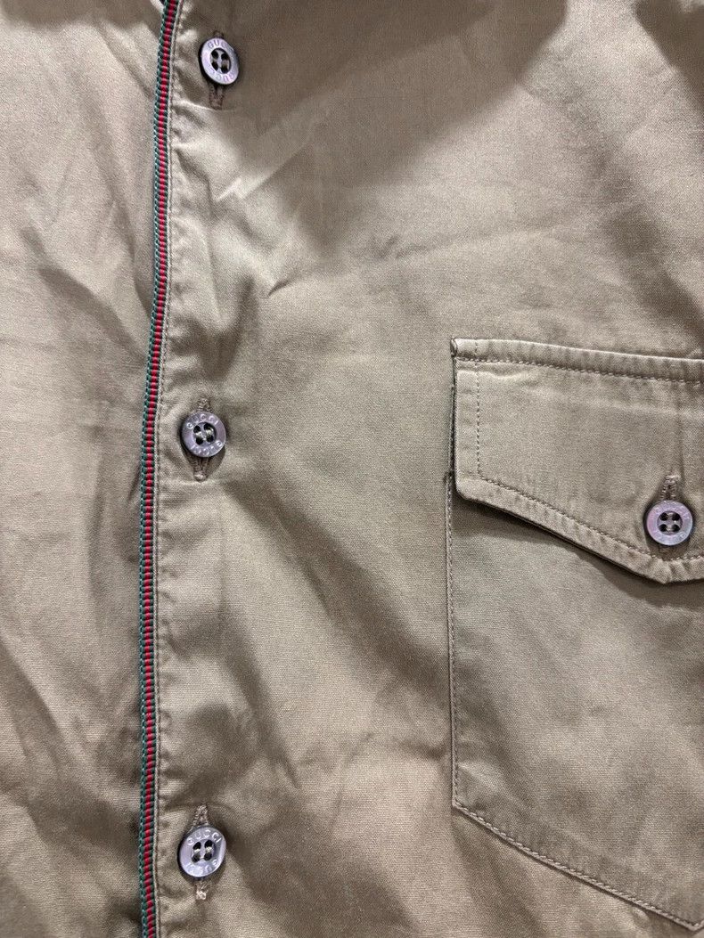 Gucci Gucci Long Sleeve Shirt Size 40 Italy Size US M / EU 48-50 / 2 - 3 Thumbnail