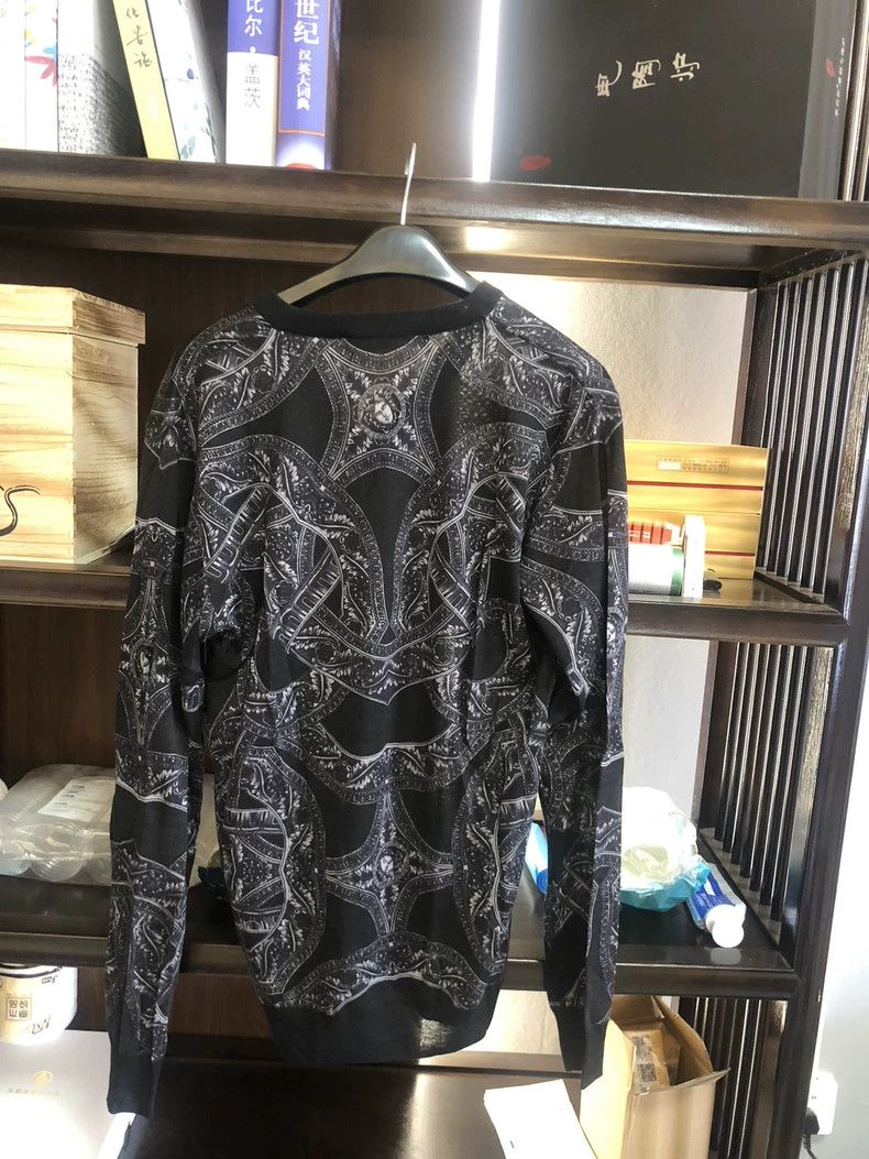 Versace Versace Silk Wool Long Sleeve Sweater Size US L / EU 52-54 / 3 - 2 Thumbnail