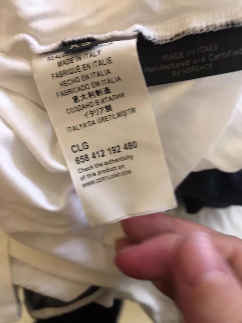 Versace Versace T-Shirt with Decorative Elements Size US M / EU 48-50 / 2 - 4 Thumbnail