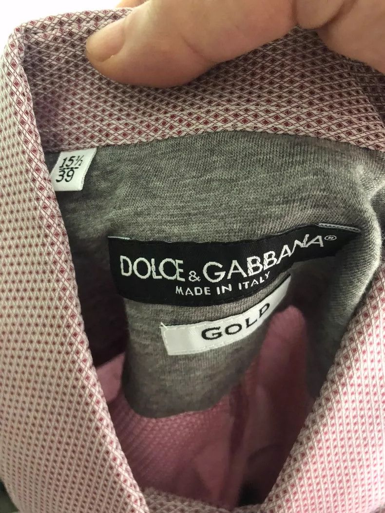 Dolce & Gabbana Color Block Long Sleeve Shirt Size US M / EU 48-50 / 2 - 7 Thumbnail